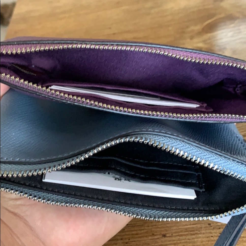 Coach Corner Zip Wristlet - Picture 3 of 5